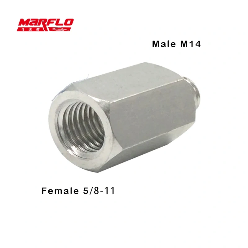 MARFLO M14 Rotary Polisher Extension Shaft for Car Care Polishing Accessories Tools Auto Detailing Backing Plate Pad