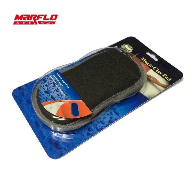 Marflo Car Wash Microfiber Pad Magic Clay Speedy Surface Perp Clay 2.0 Made by Brilliatech