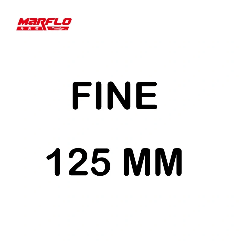 MARFLO Sponge Polishing Pad Dual Action Pad Sponge Buff Polish Pad Heavy Medium Fine Grade 180mm 150mm 125mm 100mm 80mm