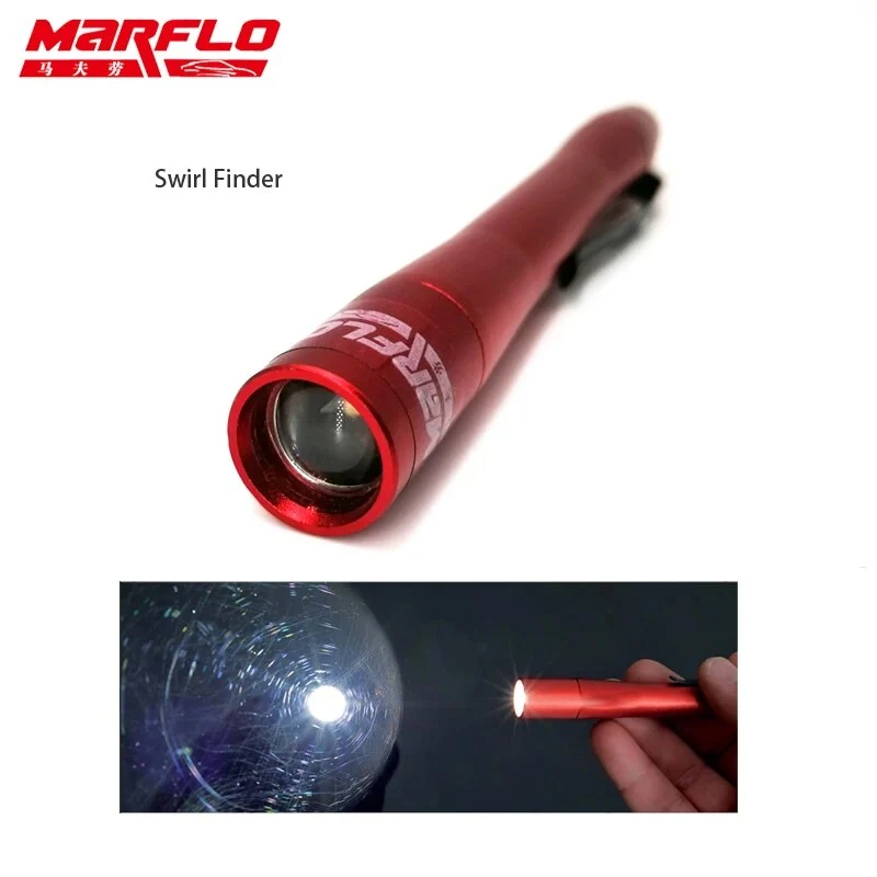 Marflo Car Paint Finshing Swirl Finder Light Pen Lighter for Car Washing and Paint Finish Tools BT-7018