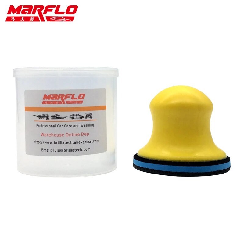 Marflo Car Wash Special Brush for Car Room Clean Brush Car Seat Clean Brush with Pu Applicator Bar