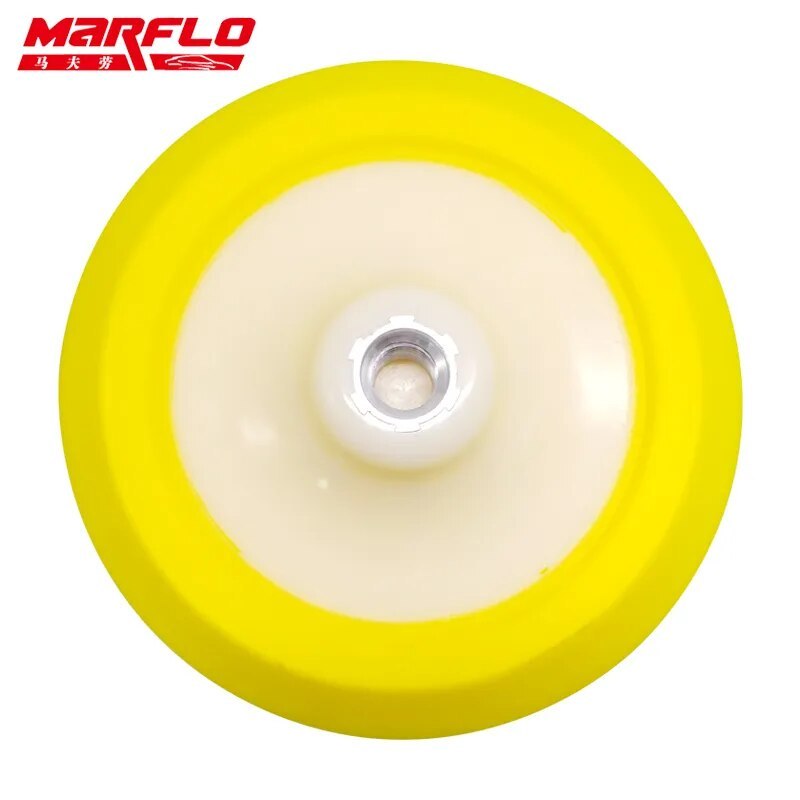 Plate Backing Pad for M16 Polisher with Polishing Sponge Pad 4" 4.5"5"6" Hook Loop Backing Pad Adhesive Back Plate Marflo