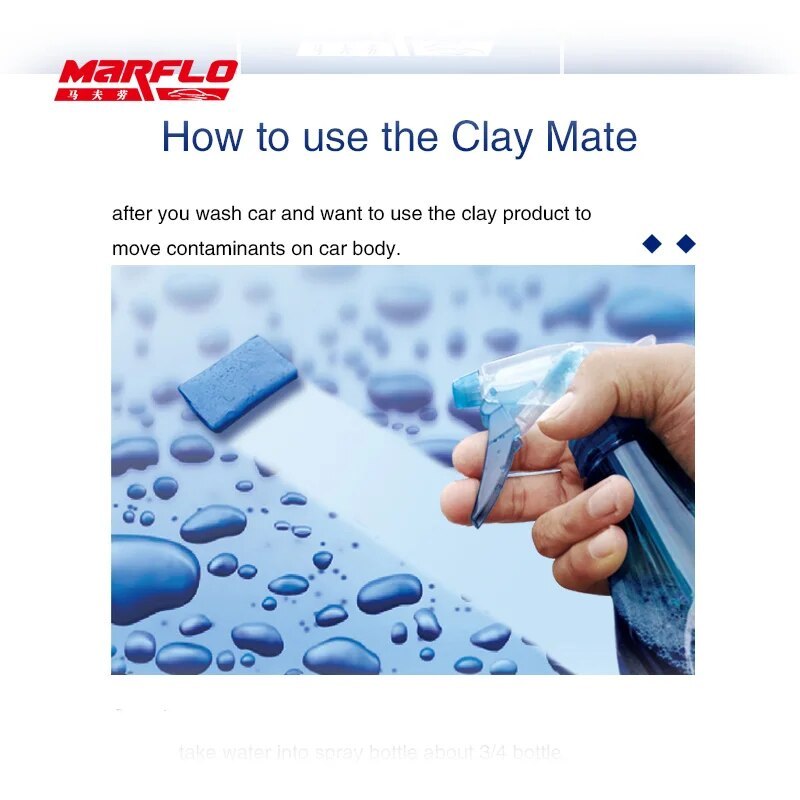 1.66USD for Magic Clay Lubricants 1 bag (2pcs in a bag)  Magic Clay Bar Lubricant Magic Clay Mate for Magic Clay Pad Towel Mitt