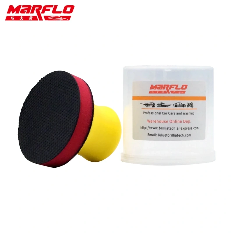 Marflo Car Wash Magic Clay Sponge Pad for Car Wash Maintenance Sponge Cloth Brush Applicator Cleaning Holder