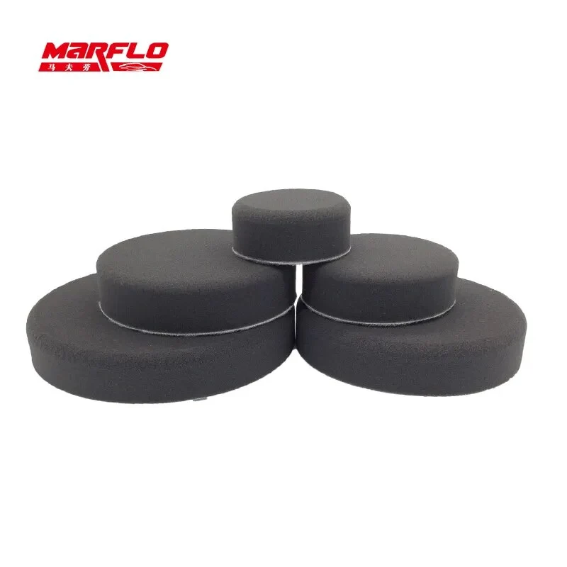 MARFLO Sponge Polishing Pad Dual Action Pad Sponge Buff Polish Pad Heavy Medium Fine Grade 180mm 150mm 125mm 100mm 80mm