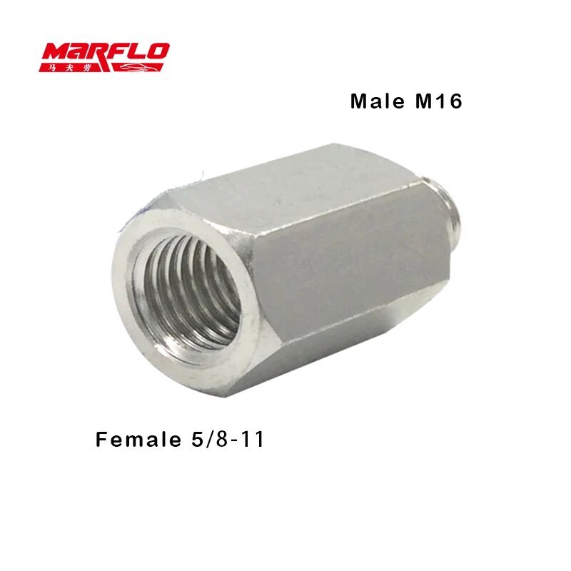 MARFLO M14 Rotary Polisher Extension Shaft for Car Care Polishing Accessories Tools Auto Detailing Backing Plate Pad