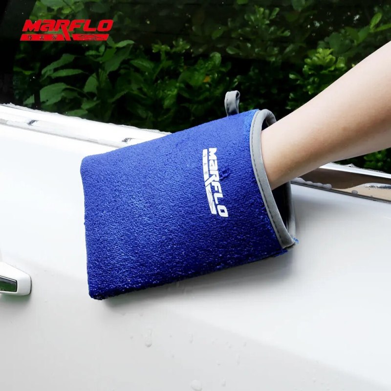 MARFLO 10pcs Car Wash Magic Clay Bar Mitt Car Clay Cloth Auto Care Cleaning Towel  Microfiber Sponge Pad Clay Cloth Detailing
