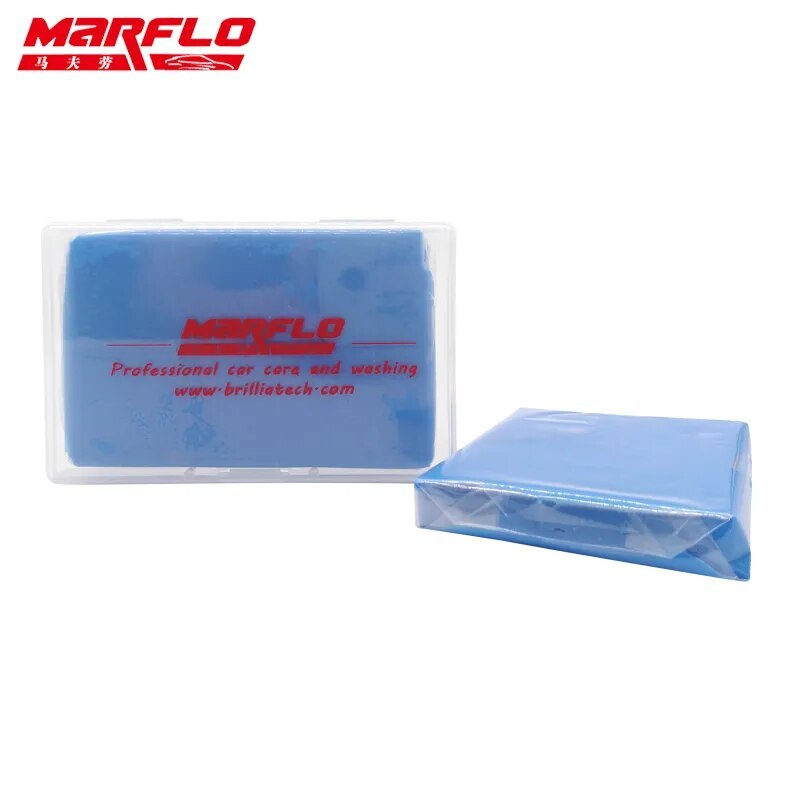 MARFLO 1pc Magic Clay Bar Cleaning Auto Detailing Washer Car Blue 100g With Package