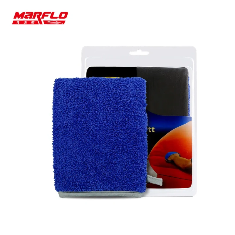 Microfiber Cloth Magic Clay Mitt Gloves Pad For Car Washing Removal Contaminants Auto Care Cleaning Towel  BT-6026