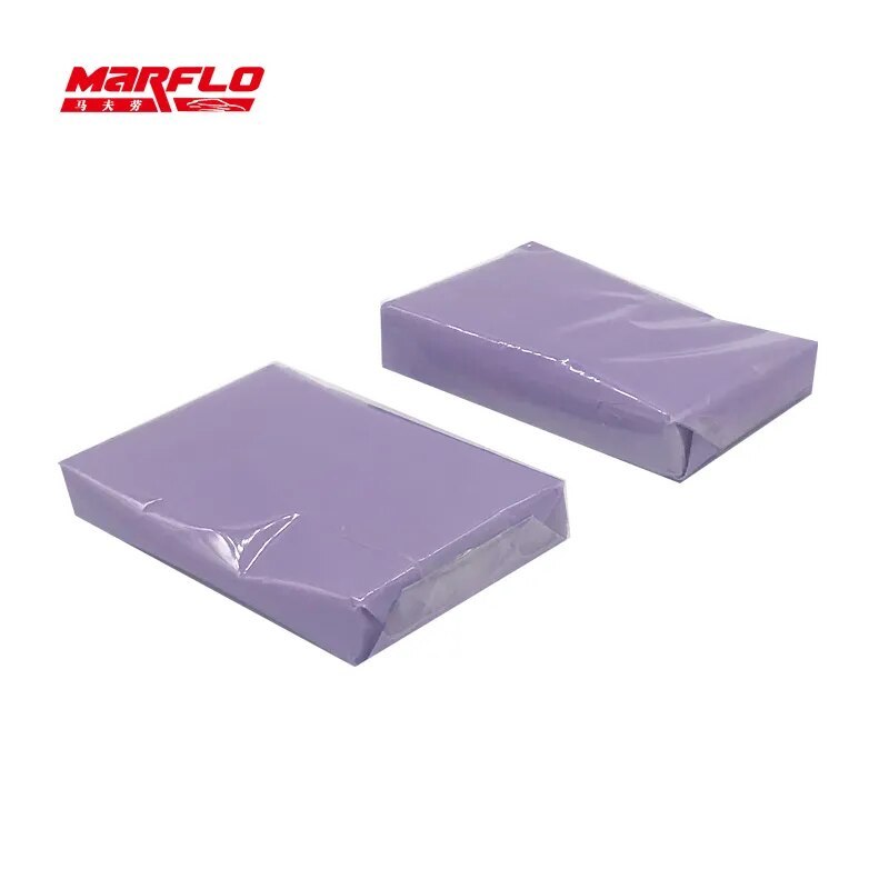 Marflo Magic Clay Bar for Car Wash 2pcs Fine Medium Heavy Grade Clay Bar  for Car Washing