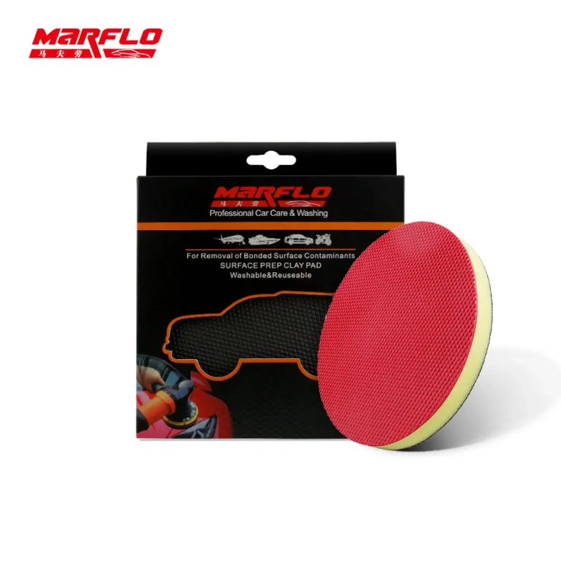 150mm MARFLO Car Wash Magic Clay Bar Pad Mitt Sponge Polishing Pad Before Auto Care Wax Applicator Car Paint Repair Auto Skin