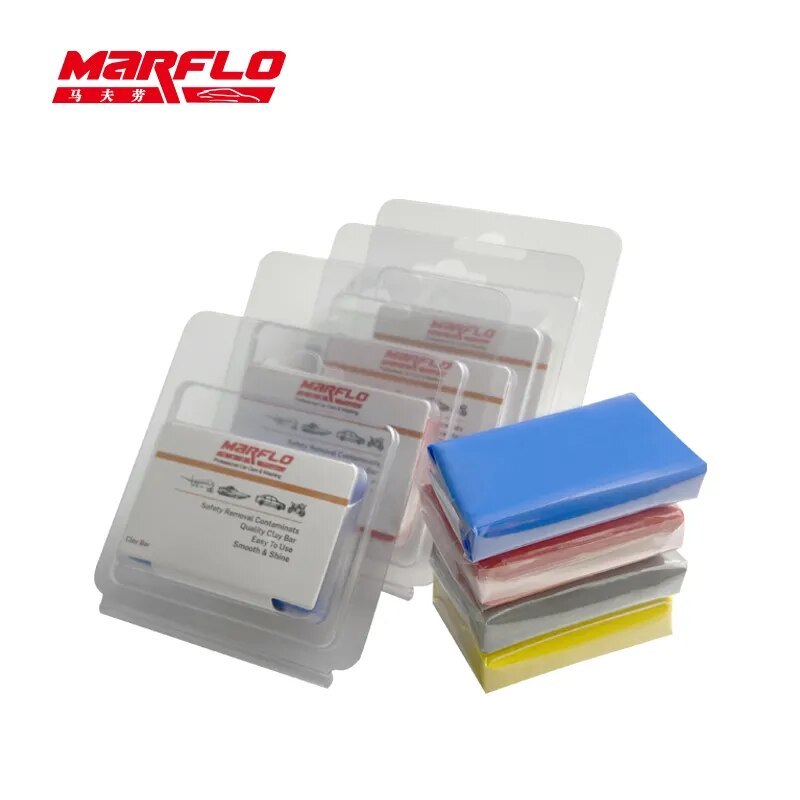 2 Pcs Detailing Magic Clay Bar 50g Car Wash Mud Cleaning For Auto Care Paints Removal Contaminants