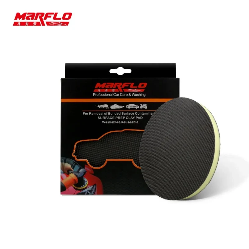 150mm MARFLO Car Wash Magic Clay Bar Pad Mitt Sponge Polishing Pad Before Auto Care Wax Applicator Car Paint Repair Auto Skin