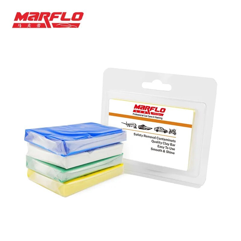 Marflo 100g Car Wash Mud Magic Clay Bar Auto Detailing Block For Cleaning Of Paint Care Washer Tools