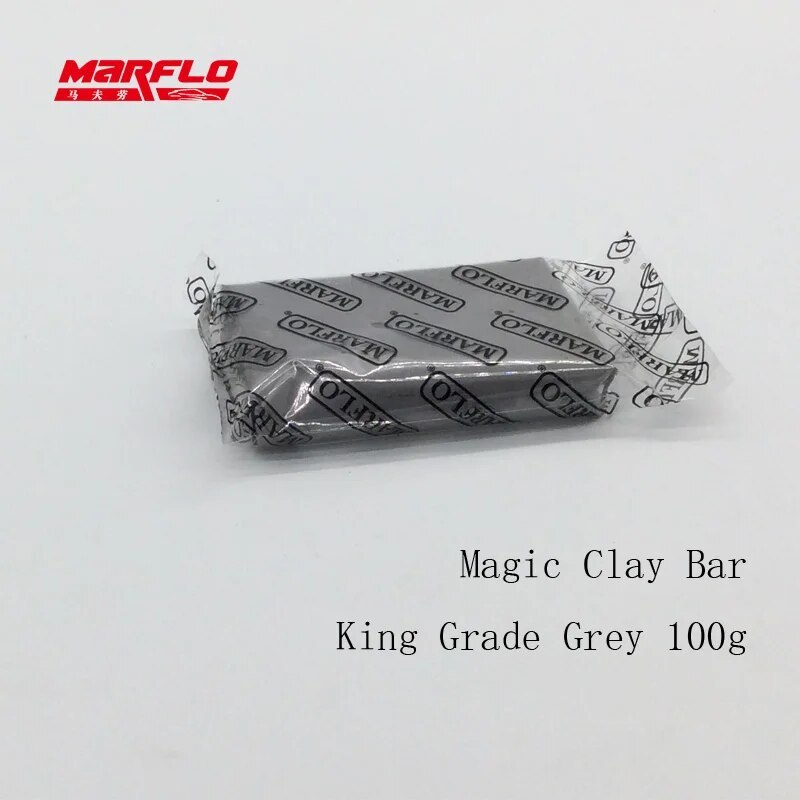 Marflo Magic Clay Bar Auto Car Paint Care Cleaning Detailing Washing King Grade Grey Rust Remover Converter Prevention