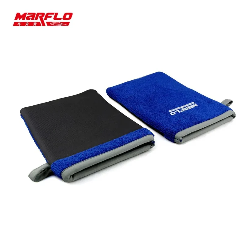 MARFLO 10pcs Car Wash Magic Clay Bar Mitt Car Clay Cloth Auto Care Cleaning Towel  Microfiber Sponge Pad Clay Cloth Detailing