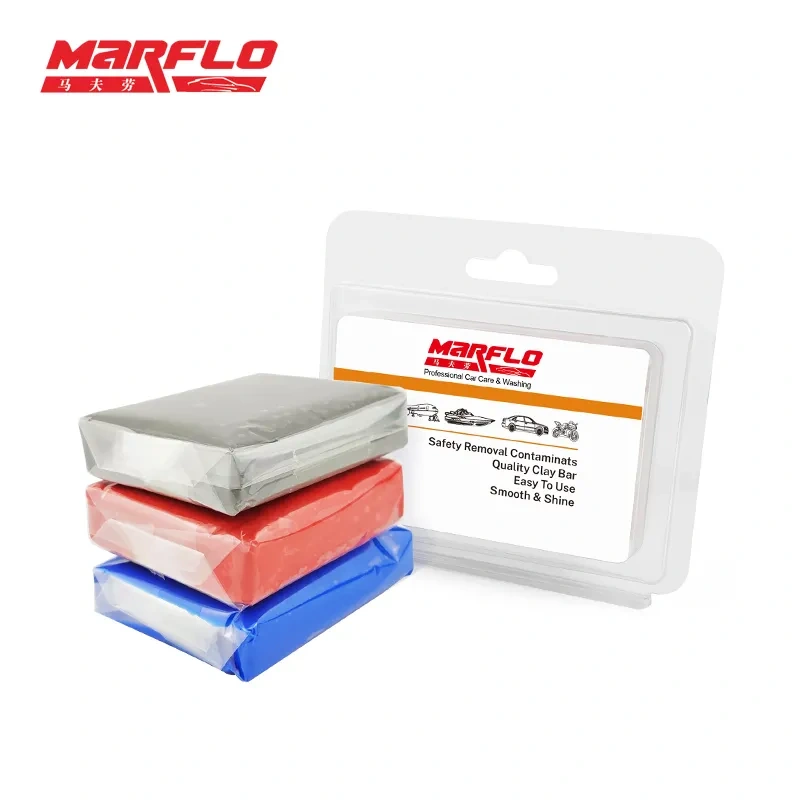 Car Wash Mud Detailing Magic Clay Bar Cleaner in 150g Blue Fine Red King Gray Piont Removal Contaminants Of Paints