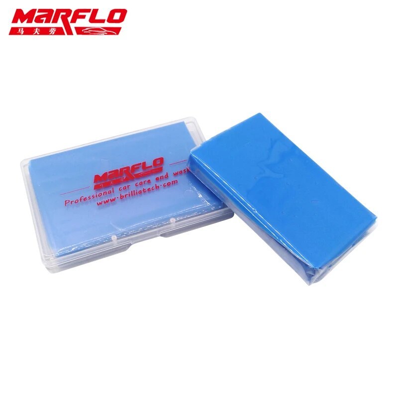MARFLO 1pc Magic Clay Bar Cleaning Auto Detailing Washer Car Blue 100g With Package