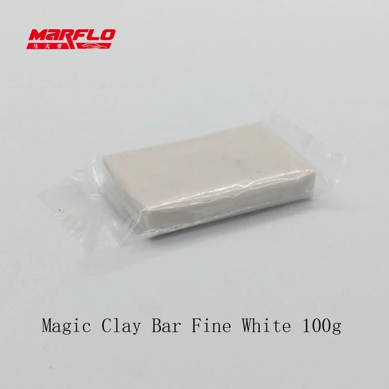 Marflo Auto Car Paint Care Magic Clay Bar Fine Cleaning Detailing Washer White 100g Rust Remover Converter Prevention