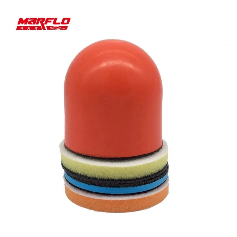 Marflo Car Clean Brush Wax Pad Applicator Paint Care Magic Clay Bar 3 Plus 1