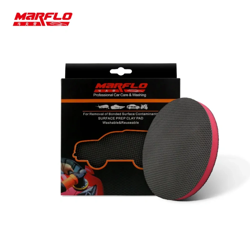 150mm MARFLO Car Wash Magic Clay Bar Pad Mitt Sponge Polishing Pad Before Auto Care Wax Applicator Car Paint Repair Auto Skin