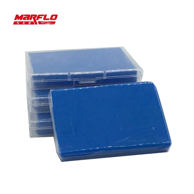 Magic Clay Bar Fine 100g With PP Box Super Car Cleaning Detailing Care Wash Before Wax Applicator Marflo Brilliatech
