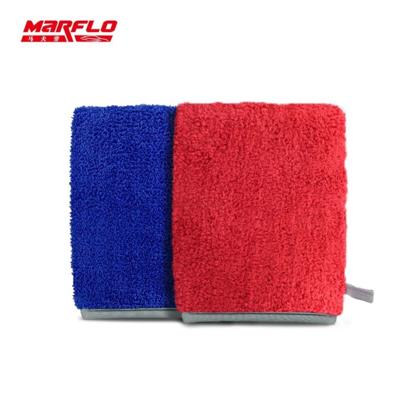 Microfiber Cloth Magic Clay Mitt Gloves Pad For Car Washing Removal Contaminants Auto Care Cleaning Towel  BT-6026