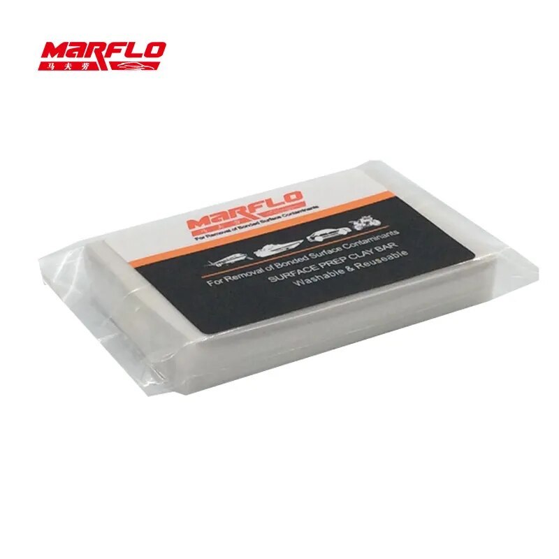 Marflo Auto Car Paint Care Magic Clay Bar Fine Cleaning Detailing Washer White 100g Rust Remover Converter Prevention