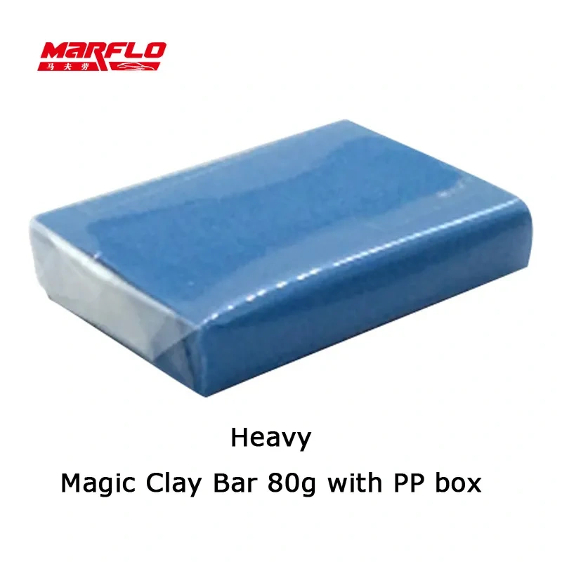 Marflo Car Wash Detailing Magic Clay Bar 100g Fine Medium King Grade Heavy 80g New Piont Clay Bar Powerful Removal Contaminants