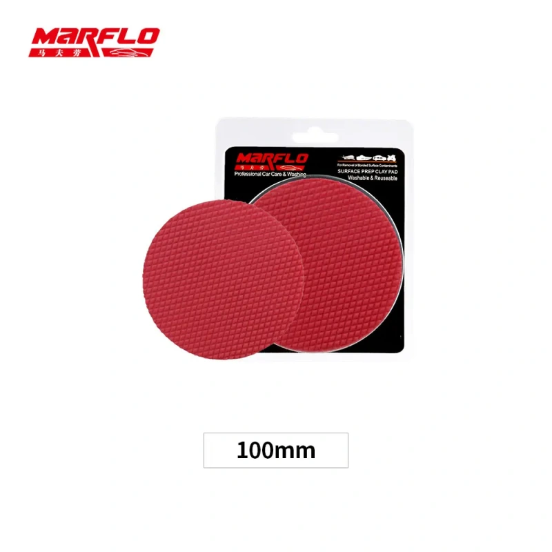 MARFLO King Grade Car Clean Magic Clay Pad Auto Cleaning Polishing Sponge Pad Wax Applicator Paint Repair Auto Skin