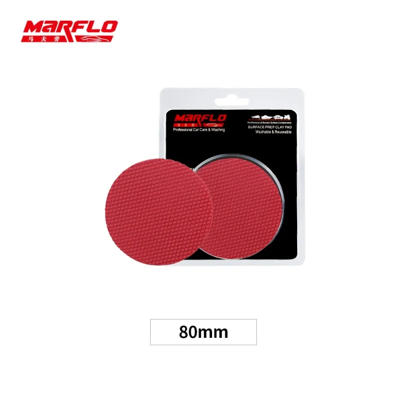 MARFLO King Grade Car Clean Magic Clay Pad Auto Cleaning Polishing Sponge Pad Wax Applicator Paint Repair Auto Skin