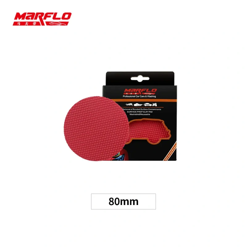 MARFLO King Grade Car Clean Magic Clay Pad Auto Cleaning Polishing Sponge Pad Wax Applicator Paint Repair Auto Skin