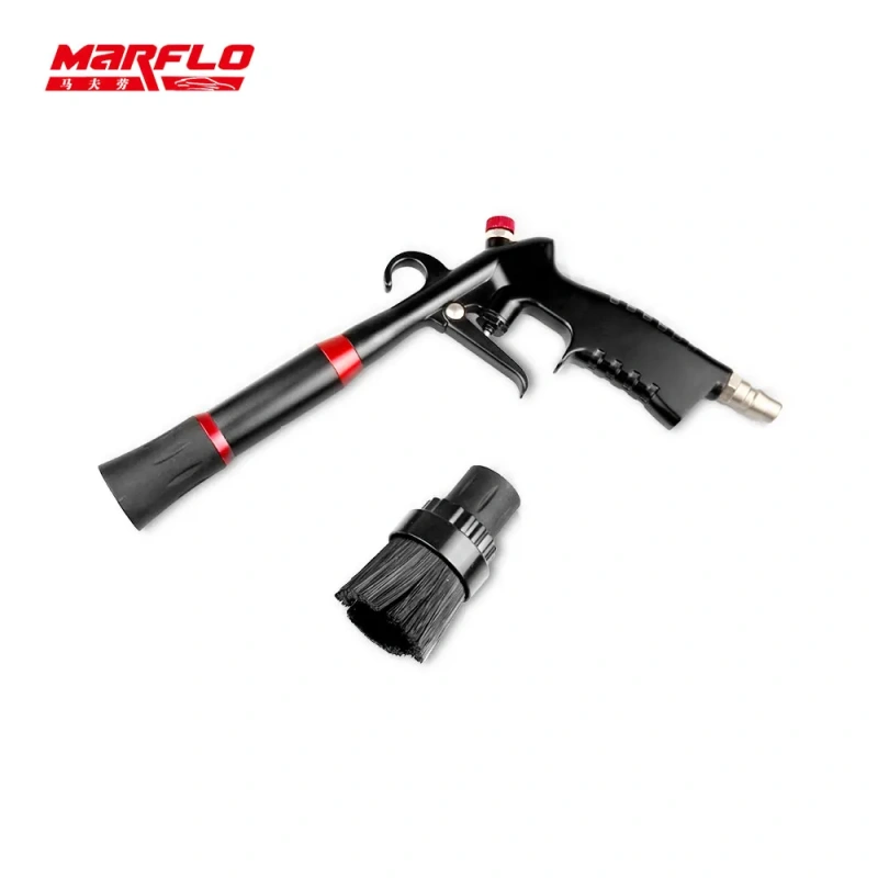 Marflo Air Blow Car Wash Gun Efficient Dry Cleaning Gun High Pressure Tornado Dust Blowing Gun Professional Car Interior Cleanin