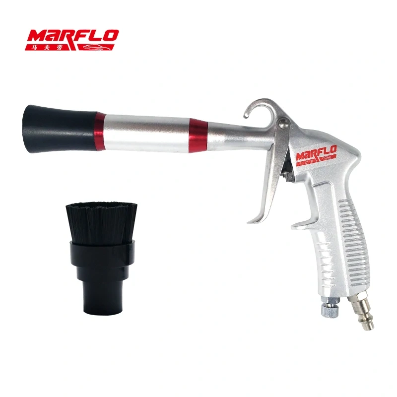 Tornado Car Wash MARFLO Car Cleaning Gun Japan Double Bearing High Pressure Air Blow Gun Dry Cleaning Tool With Brush