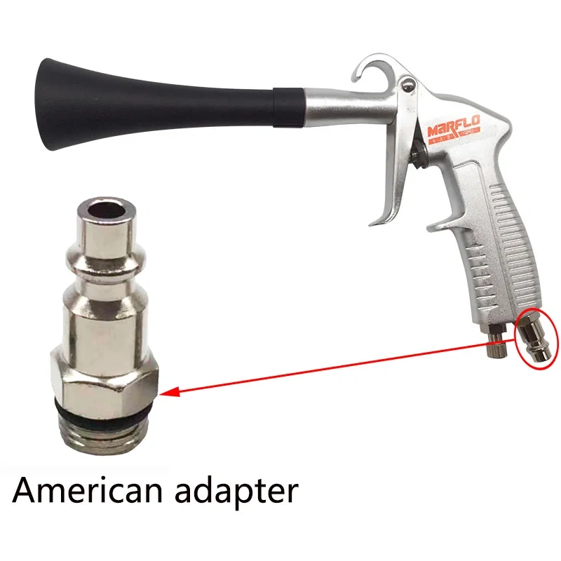 Tornado Dry Blow Gun High Pressure Car Cleaning Gun High Quality Car Wash Tools MARFLO Blowing Dust Tool With Quick Connector