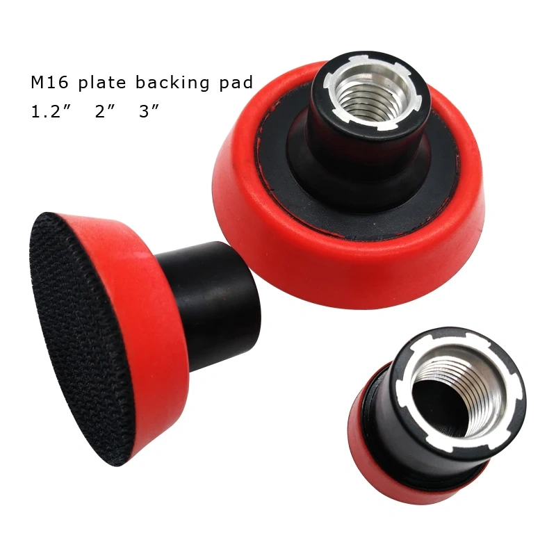 Polishing Disc Sanding Backing Pad MARFLO Car Detailing Plate Backing Pad M14 M16 5/8-11 Thread 1.2" 2" 3" 3size in one Package