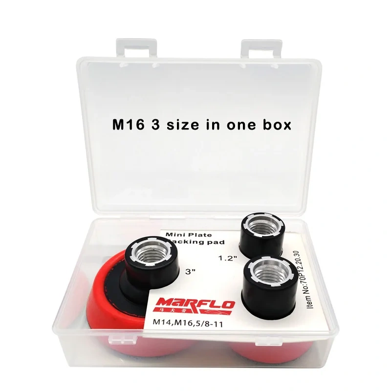 Paint Care Sanding Backing Pad Auto Washer Detailing Tools Plate M14 M16 5/8-11 Thread MARFLO Car Cleaning Polisher