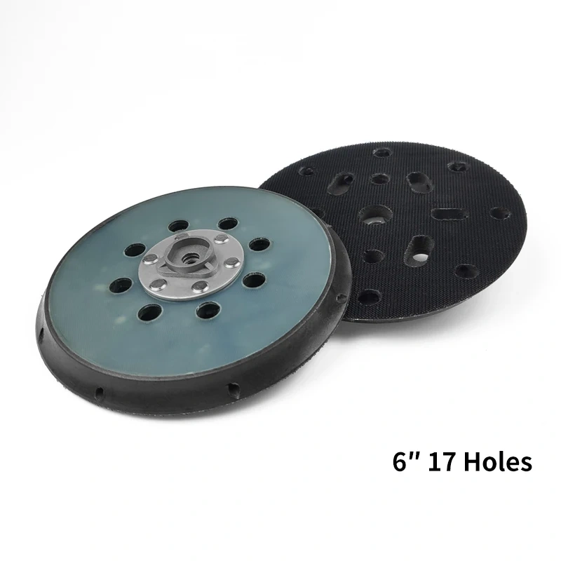 Marflo  Sanding PadBacking Plate for Dual Action Polisher DA Polisher Backing Plate Back Holder 5 inch 125mm 6 Inch 150mm  Pad