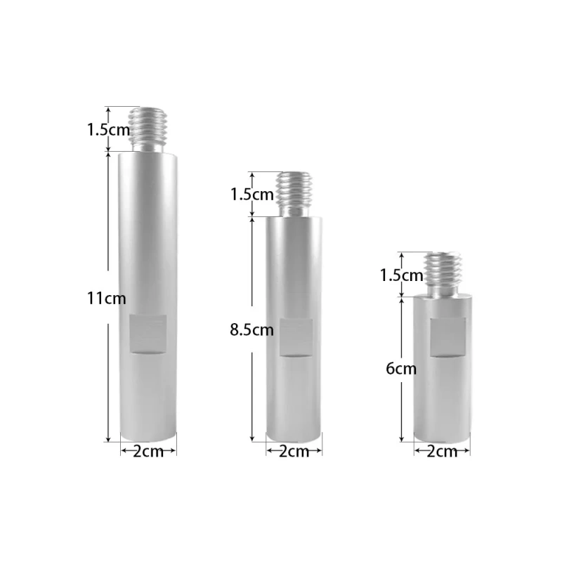 M14 Marflo Extension Rod Set Aluminium Rotary Polisher Extension Shaft For Car Care Detailing Pad Connection Bar Angle Grinder