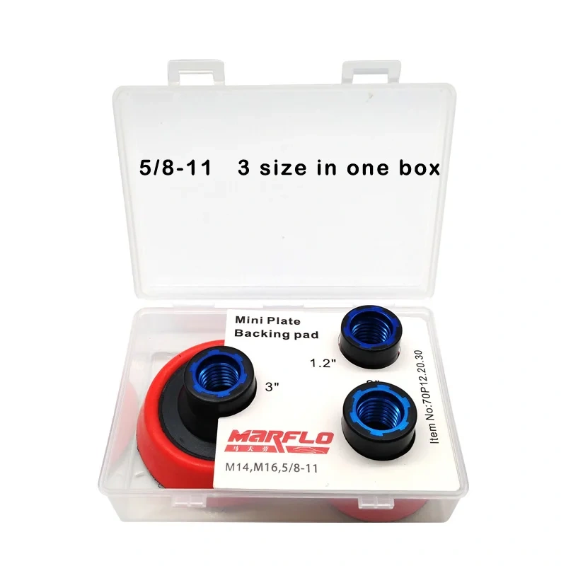 Paint Care Sanding Backing Pad Auto Washer Detailing Tools Plate M14 M16 5/8-11 Thread MARFLO Car Cleaning Polisher