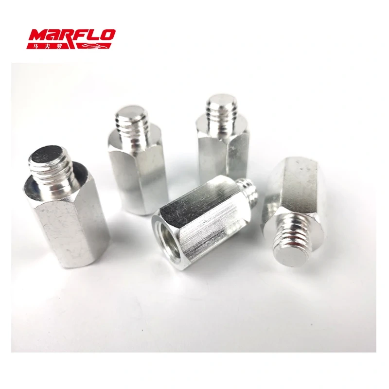 Polishing Machine M14 Rotary Polisher Extension Shaft for Car Care Polishing Accessories MARFLO Auto Detailing Backing Plate Pad