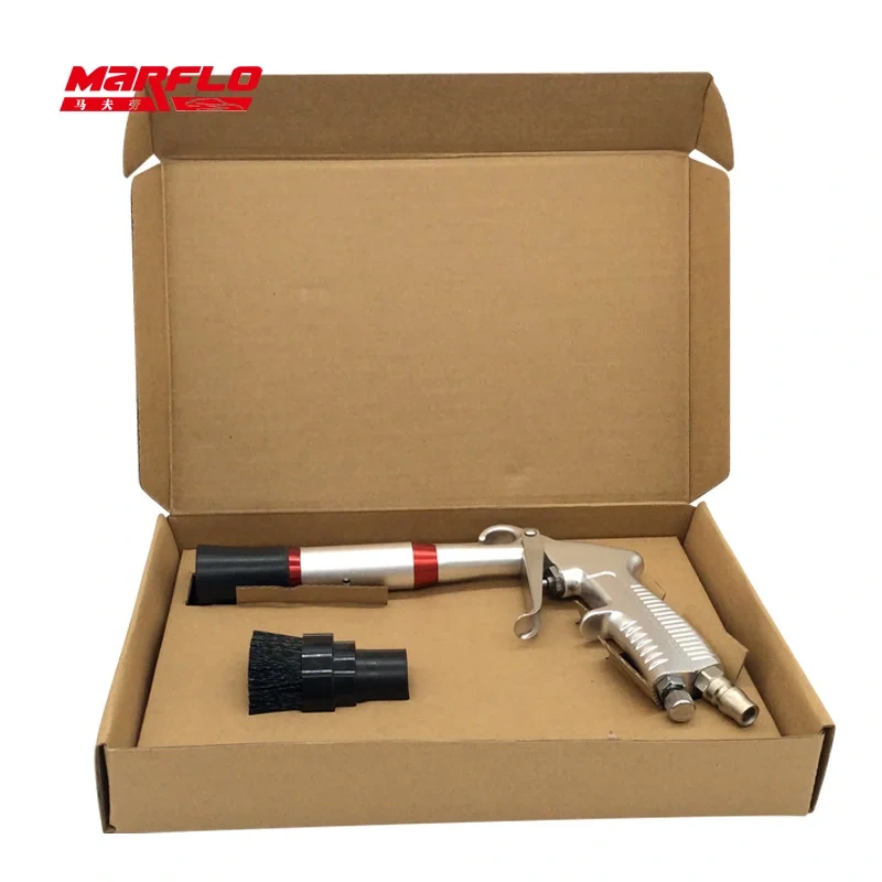 Tornado Car Wash MARFLO Car Cleaning Gun Japan Double Bearing High Pressure Air Blow Gun Dry Cleaning Tool With Brush