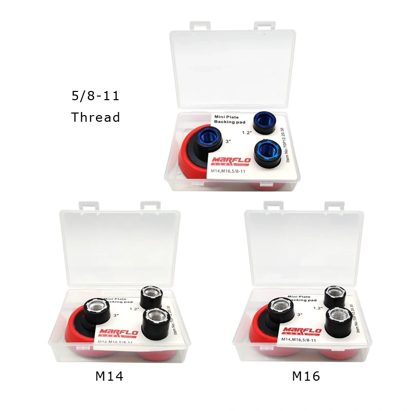Paint Care Sanding Backing Pad Auto Detailing Tools Plate Backing Pad M14 M16 5/8-11 Thread MARFLO Car Cleaning Polisher