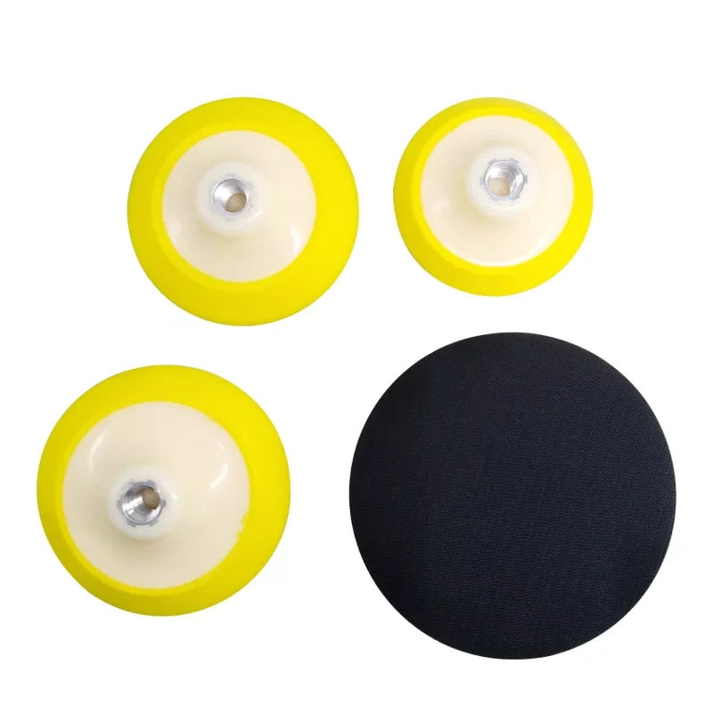 MARFLO Car Clean Plate Backing Pad Polishing Disc For M16 Polisher With Sponge Pad 4" 4.5" 5"6"Sanding Washing