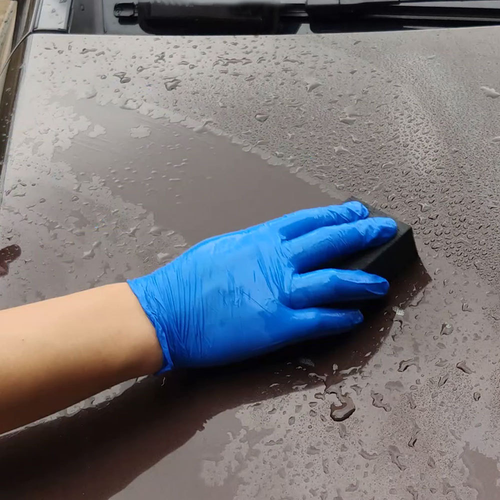 Microfiber Clay Block Ultra Clay Scrubber Removal of Paint Contaminants and Deep Clean Glass