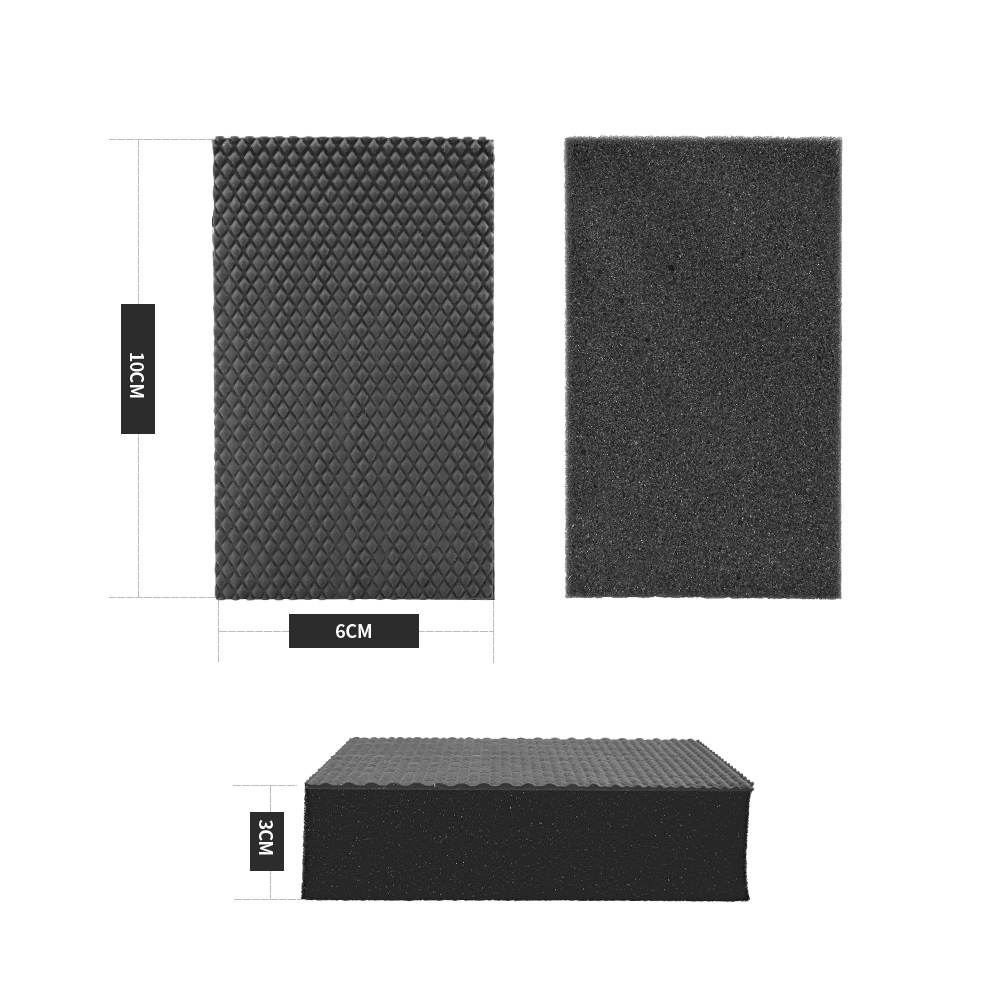 Microfiber Clay Block Ultra Clay Scrubber Removal of Paint Contaminants and Deep Clean Glass