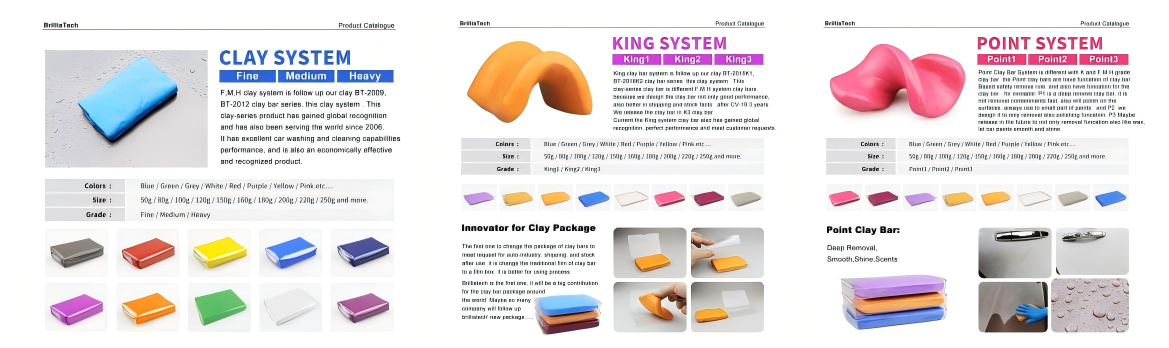 Grades of Clay Bar