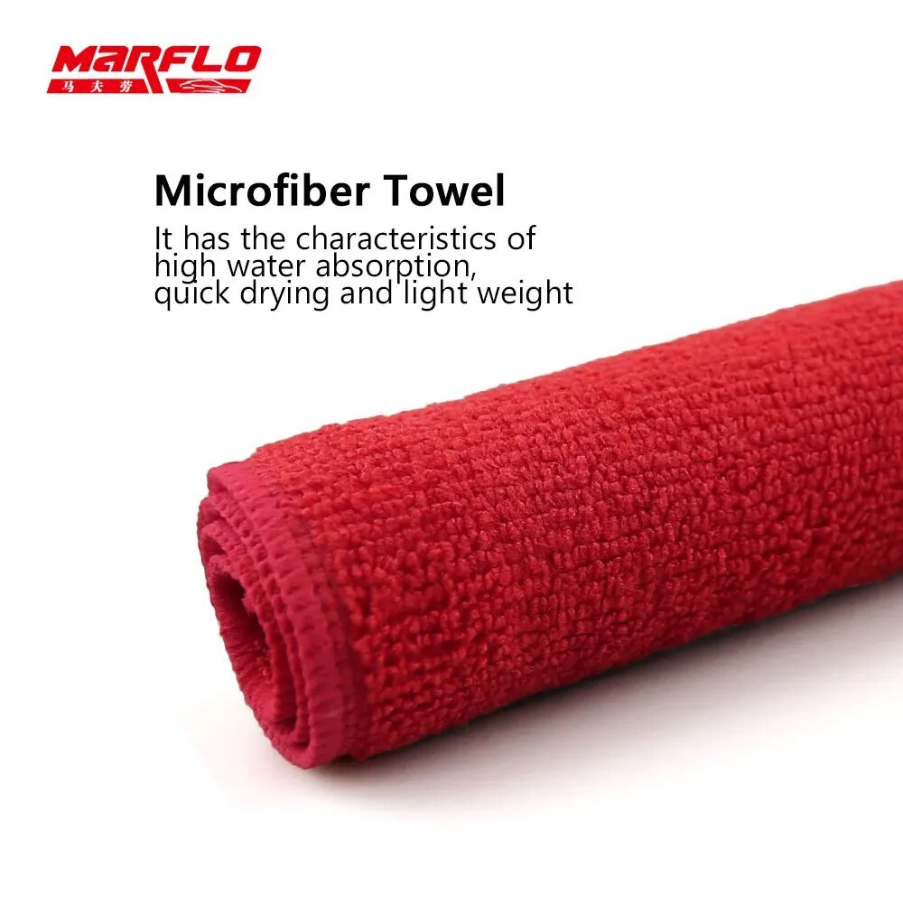 Marflo Car Paint Care Magic Clay Bar Microfiber Towel Heavy Grade Repair Car Body Shine before Wax And Costing