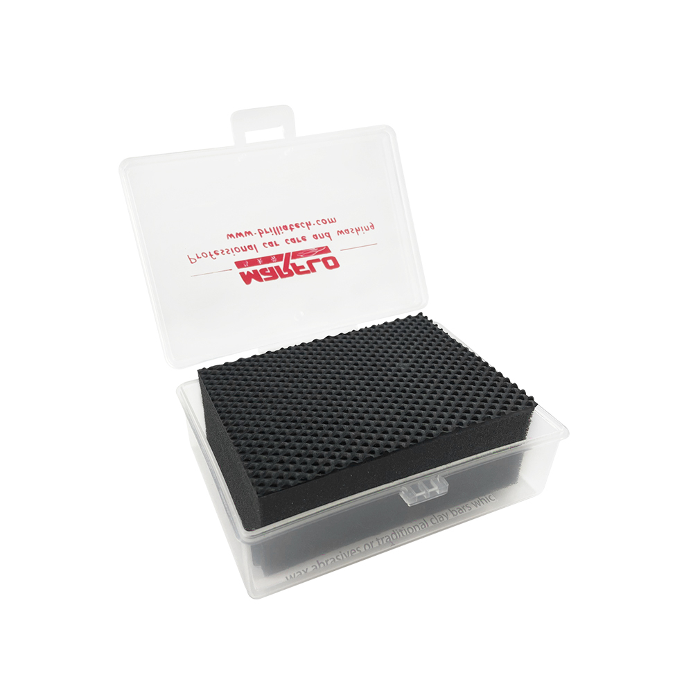 Sponge Clay Block Ultra Clay Scrubber Removal of Paint Contaminants and Deep Clean Glass