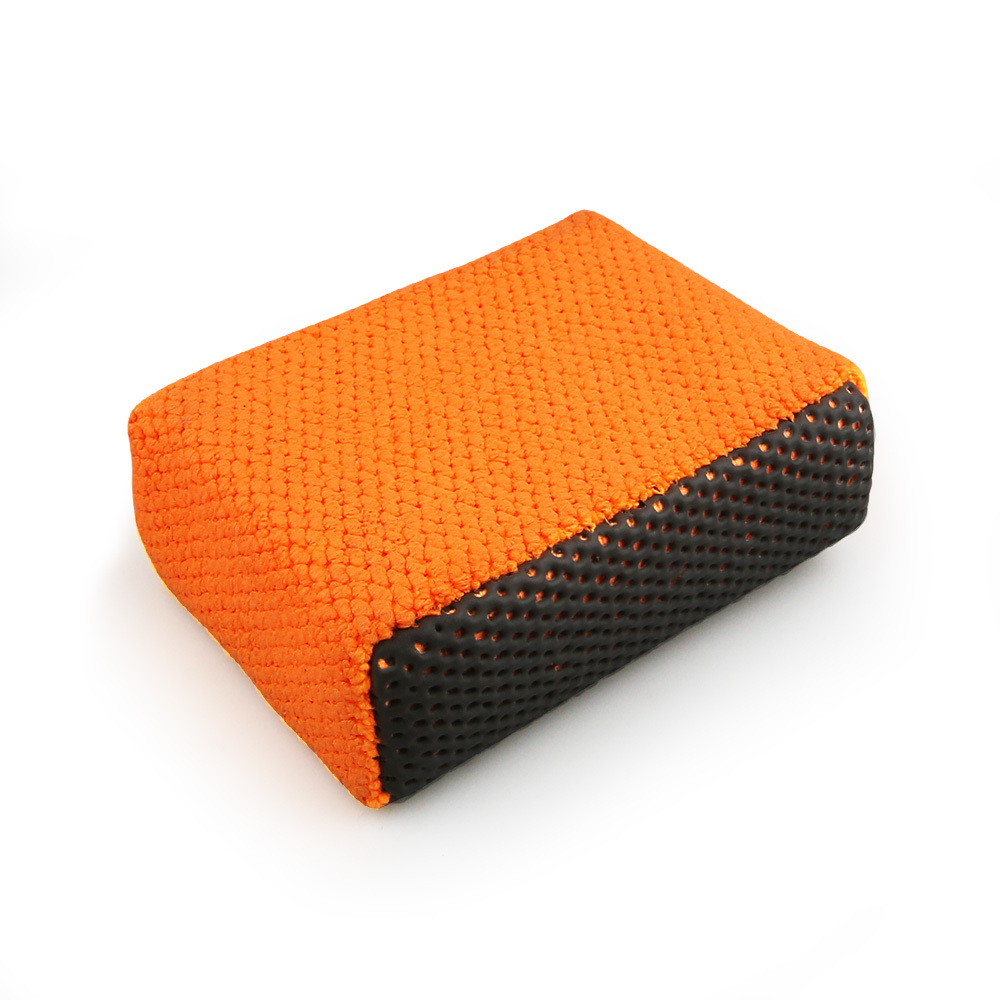 Microfiber Clay Block Ultra Clay Scrubber Removal of Paint Contaminants and Deep Clean Glass